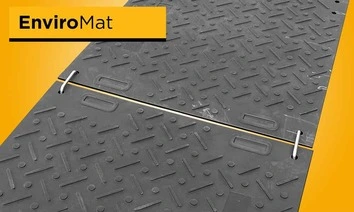 simple two way joiner ground protection mat